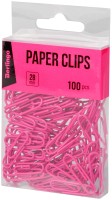Spinacz Berlingo, 28mm, 100 sztuk, różowy