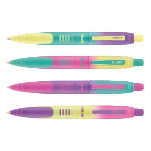 Długopis Milan Compact Sunset, niebieski