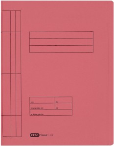 Skoroszyt kartonowy Elba, A-4, 250 g/m2, czerwony
