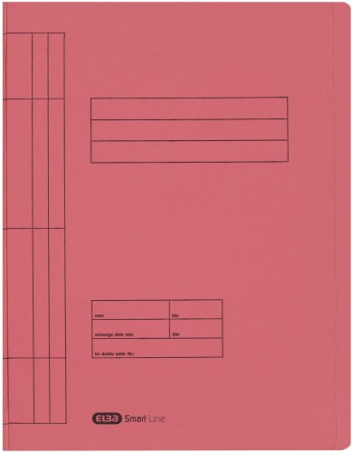 Skoroszyt kartonowy Elba, A-4, 250 g/m2, czerwony