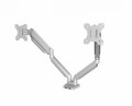 Ramię na 2 monitory Fellowes Platinum Series™, srebrne