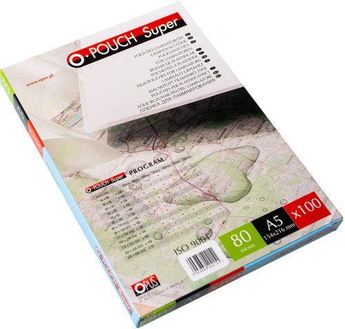 Folia do laminowania  Opus A-5, 80 μm, 100 sztuk