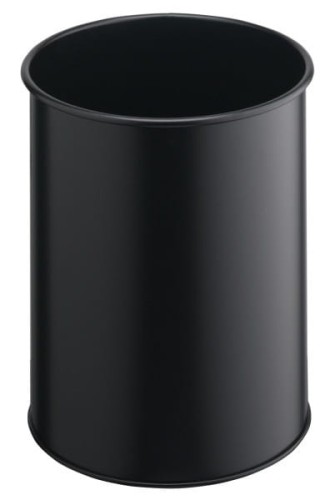 Kosz na śmieci metalowy Durable, 15 l, czarny