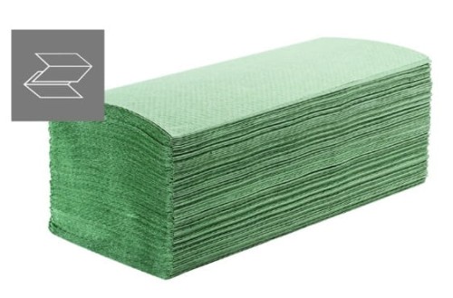 Ręcznik papierowy ZZ V-Fold Luna Eko Green zielony