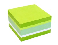Notes samoprzylepny Tierra, 75x75mm, neon bazylia, 450 kartek