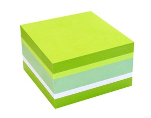 Notes samoprzylepny Tierra, 75x75mm, neon bazylia, 450 kartek