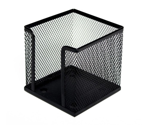 Przybornik na karteczki Tres, czarny, druciany