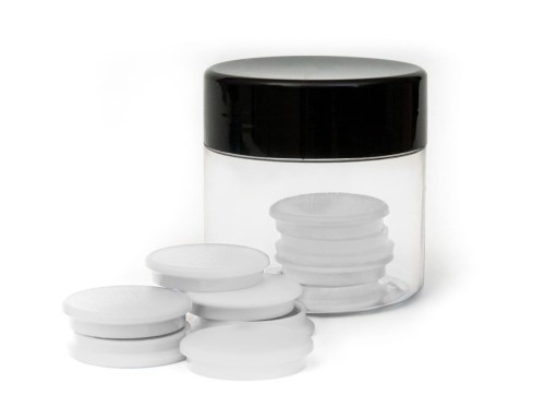 Magnesy do tablic Tres, 30mm, 10 sztuk, białe