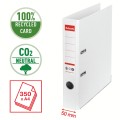 Segregator Esselte No.1 A4/50mm, karton w 100% z recyklingu, biały