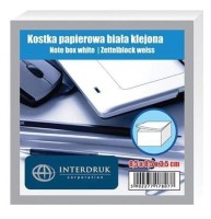 Notes kostka biała 8,5x8,5x35mm klejona Interdruk