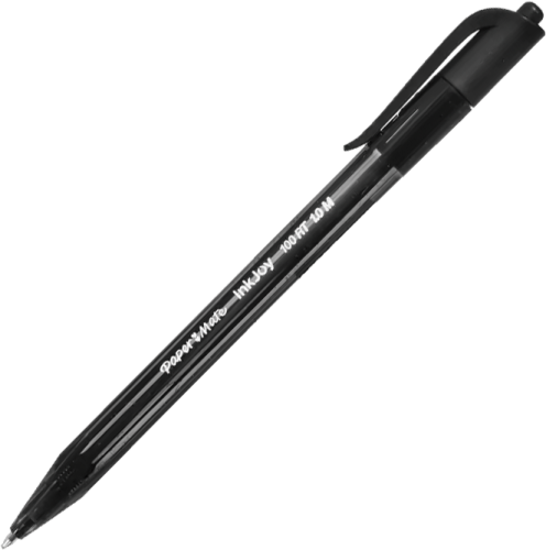 Długopis automatyczny Paper Mate, InkJoy 100RT, M, czarny