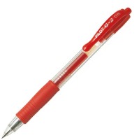 Pióro żelowe automatyczne Pilot G2, czerwony