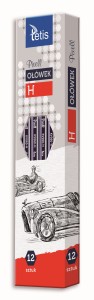 Ołówek Tetis Pixell KV060, H