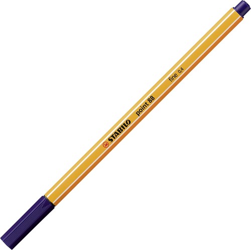 Cienkopis Stabilo Point 88/41, 0,4mm, niebieski