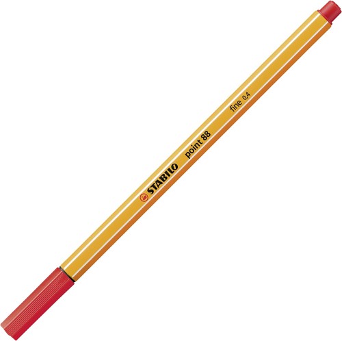 Cienkopis Stabilo Point 88/40, 0,4mm, czerwony