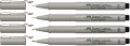 Cienkopis Faber Castell Ecco Pigment, 0,2, 0,4, 0,6, 0,8mm, czarny 
