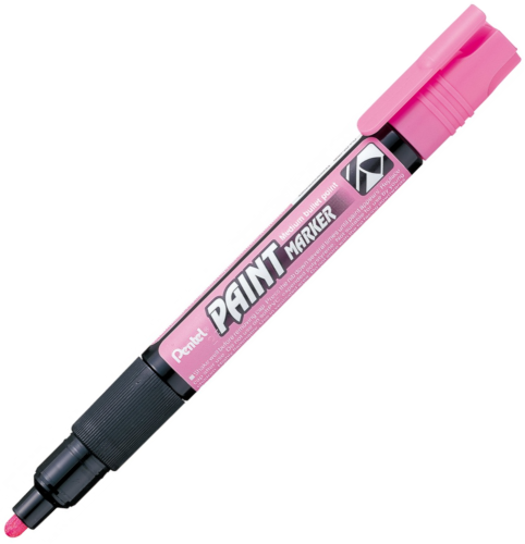 Marker olejowy Pentel MMP20-P, gruby, różowy