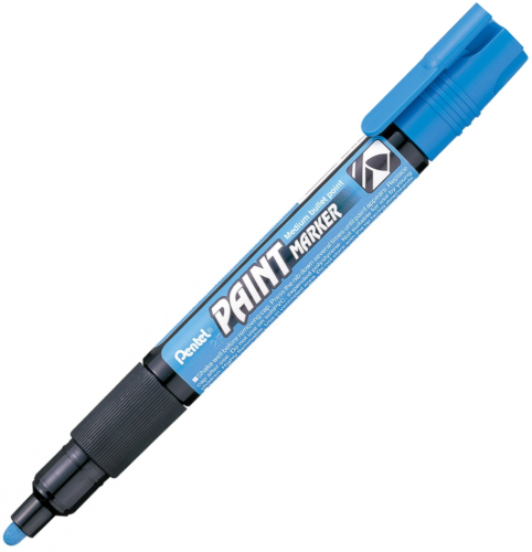 Marker olejowy Pentel MMP20-SO, gruby, błękitny