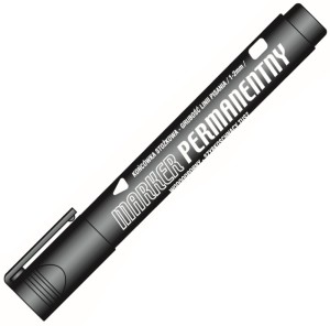 Marker permanentny Tetis KM102-VO, czarny