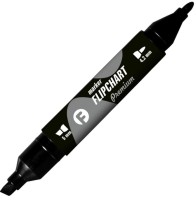 Marker do flipchartów Tetis KM503-V2 dwustronny czarny