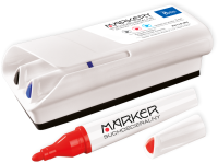 Marker suchościeralny Tetis KS110-M3, 3 kolory + gąbka magnetyczna