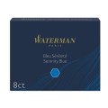 Naboje atramentowe Waterman, niebieskie, 8 sztuk 