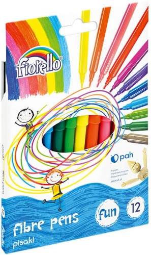Flamastry Fiorello Fun, 12 kolorów