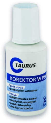 Korektor w płynie Taurus TK-320, z pędzelkiem, 20ml