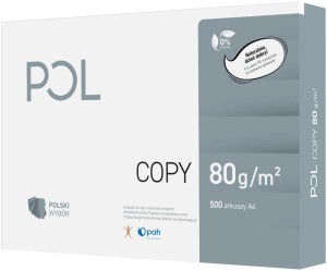Papier ksero Polcopy A-4 80g/m², 500 arkuszy, biały