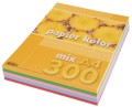 Papier kolorowy A-4 80g/m², 300 arkuszy, miks kolorów