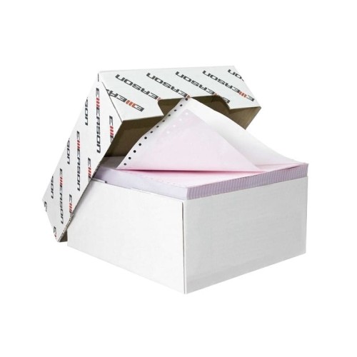 Papier komputerowy, składanka, Emerson 240, 1+0, bez nadruku