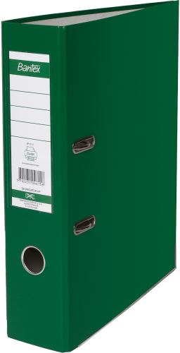 Segregator Bantex A4/50mm, z szyną, zielony