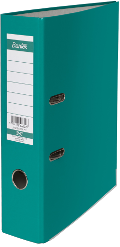 Segregator Bantex A4/50mm, z szyną, turkusowy