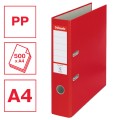 Segregator Esselte PP A4/75mm z szyną, czerwony