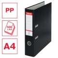 Segregator Esselte PP A4/75mm z szyną, czarny