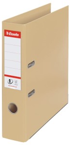 Segregator Esselte No.1 Naturelle A4/75mm z szyną, kawowy