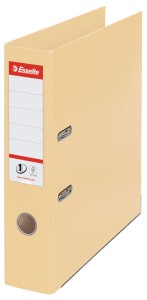 Segregator Esselte No.1 Naturelle A4/75mm z szyną, beżowy