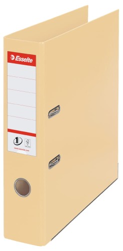 Segregator Esselte No.1 Naturelle A4/75mm z szyną, beżowy