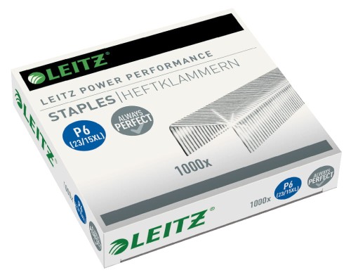 Zszywki Leitz 23/15XL Power Performance P6, 1000 sztuk