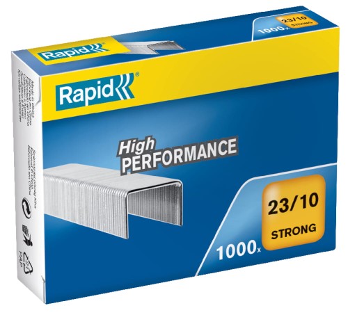 Zszywki Rapid Strong 23/10, 1000 sztuk