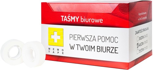 Taśma klejąca Memo-Tape 19mm x 33m, przezroczysta