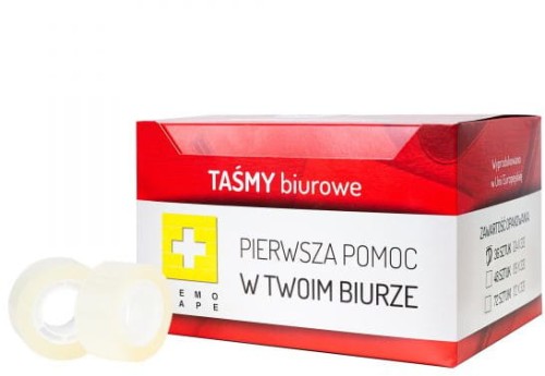 Taśma klejąca Memo-Tape 24mm x 33m, przezroczysta