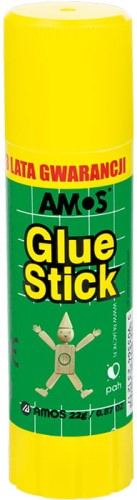 Klej biurowy Amos, w sztyfcie, 22g