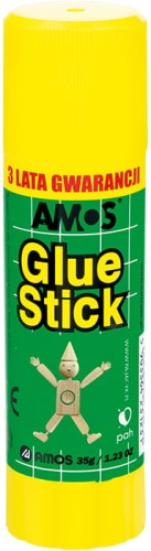 Klej biurowy Amos, w sztyfcie, 35g