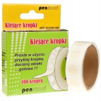 Klej Kropki Kleju, w taśmie, 100 sztuk