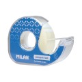 Taśma klejąca Milan 19mm x 33m, przezroczysta, z dyspenserem 