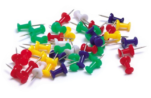 Pinezki beczułki Taurus, 50 sztuk