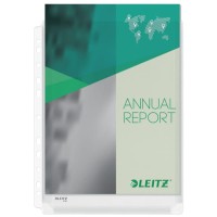 Koszulki groszkowe Leitz Premium, A-4, 170µm, 10 sztuk, poszerzane