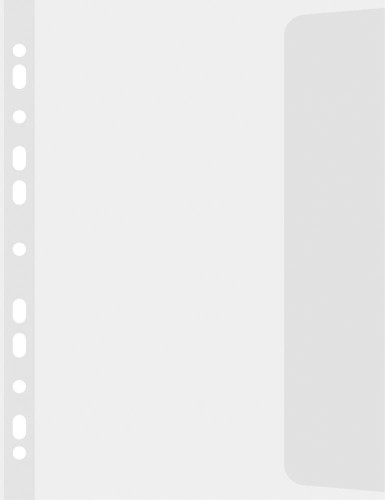 Koszulki groszkowe KBK, A-4, 100µm, 10 sztuk, z klapką