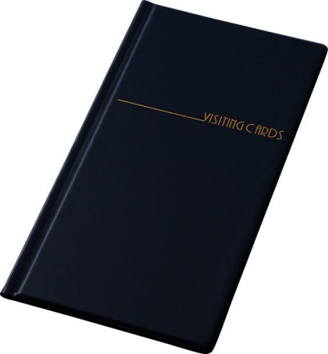 Wizytownik Panta Plast, na 96 wizytówek, czarny